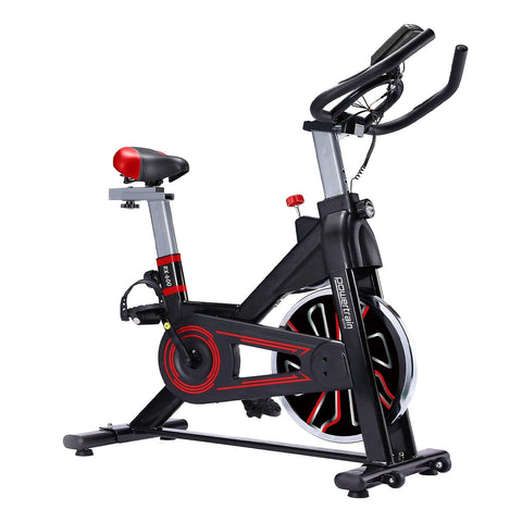 Powertrain RX-600 Exercise Spin Bike Cardio Cycle - Red BKE-RX-600-RD