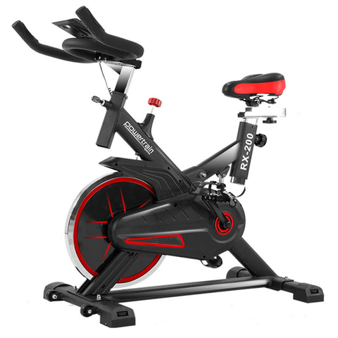 Powertrain RX-200 Exercise Spin Bike Cardio Cycling - Red BKE-YB-RX-200-RD
