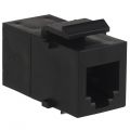 Cat 5E RJ45 Snap In Keystone Coupler Black | Pack of 10 005.005.0011