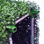 Portable Boxwood Hedge UV Resistant 25cm High 100cm Long V77-1157825