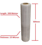 Moofer Premium Pallet Stretch Wrap 500mm x 300m x 25um Clear V289-002