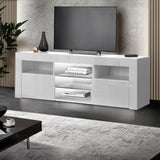 Artiss Entertainment Unit TV Cabinet LED 160cm White Bobi FURNI-O-LED-TV160-WH-AB