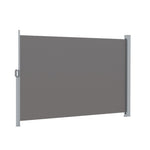 Instahut Side Awning Sun Shade Outdoor Retractable Privacy Screen 1.8X3M Grey AWN-B-SIDE-FC-180-GREY