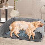 PaWz Pet Bed Sofa Dog Bedding Soft Warm L Grey Large PT1027-L-GY