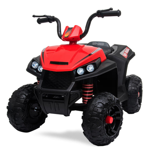 ROVO KIDS Electric Ride On ATV Quad Bike Battery Powered, Red and Black V219-TOYROTRV1KRB