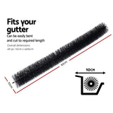 Gardeon Gutter Guard Brush 44M 92X10cm 48PCS GBR-24PCS-22MX2