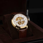 Peroz Automatic Men's Watch - Brown Leather V629-PZ-AW01-GBRL