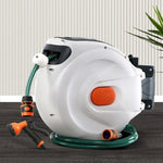 Greenfingers Water Hose Reel 10M Retractable Garden Spray Gun AutoRewind HR-WA-BNS-10M-PLS