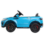 Rigo Kids Electric Ride On Car SUV Range Rover-inspired Toy Cars Remote 12V Blue RCAR-EVOQUE-BU