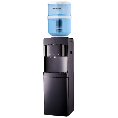 PolyCool 22L Floor Standing Water Cooler Dispenser, Instant Hot & Cold, with 7 Stage Filter Purifier V219-APPWDSPY22K3A