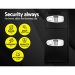 UL-TECH Security Safe Box Double Door SAF-DS80-MTL-BK