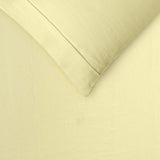 Vintage Design Homewares 100% Linen Butter Quilt Cover Set Single V442-HIN-QUILTCS-LINEN-BUTTER-SB