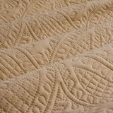 Ardor Chateau Cinnamon Embossed Quilt Cover Set King V442-INT-QUILTCS-CHATEAU-CINNAMON-KI