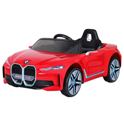 Kids Ride On Car BMW Licensed I4 Sports Remote Control Electric Toys 12V Red RCAR-LS-BMW-I4-RD