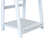 5 Tier Wooden Ladder Shelf Stand Storage Book Shelves Shelving Display Rack V63-824201