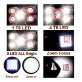 LED Headlamp Rechargeable 350000LM Headlight T6 Head Torch Lamp Fishing Camping V201-W12881989
