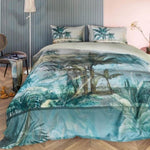 Bedding House Canopy Blue Green Cotton Sateen Quilt Cover Set King V442-HIN-QUILTCS-CANOPYBLUE-GREEN-KI