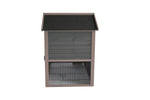 YES4PETS Grey Chicken Coop Rabbit Hutch Ferret Cage Hen Chook House V278-RH393