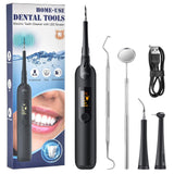 Electric Ultrasonic Dental Tartar Plaque Calculus Tooth Remover Set Kits Cleaner with LED Screen V255-TEETHCLEANER_LED
