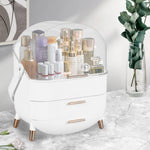 Makeup Organizer Case Drawer Portable Cosmetic Jewellery Storage Box White COSM1003-WH