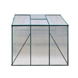 Greenfingers Greenhouse 1.9x1.9x1.83M Aluminium Polycarbonate Green House Garden Shed GH-ALU-190X190-GN-AB