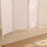 EKKIO 4-Panel Pine Wood Room Divider EK-RD-101-SD V227-2997402102000