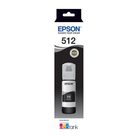 EPSON T512 PBlack EcoTank Bottle V177-D-E512PB