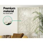 Artiss 3 Panel Room Divider Screen 122x170cm Clover White RD-4016-3P-WH