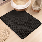 YES4PETS 2 X Double Layer Cat Litter Tray Trap Mat Catch Cat Litter House Box Pad Toilet Mat V278-2-X-68281-LITTER-TRAP-MAT