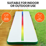 PROFLEX 300x100x10cm Inflatable Air Track Mat Tumbling Gymnastics, Multi-Coloured V219-FTNATKPRFA3MT