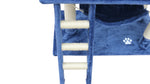 YES4PETS 140 cm Cat Kitten Scratching Post Tree W ladder & Hammock-Blue V278-CT140_BLUE