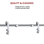 Sliding Barn Door Hardware Stainless Steel V63-827471