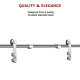 Sliding Barn Door Hardware Stainless Steel V63-827471