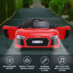 R8 Spyder Audi Licensed Kids Electric Ride On Car Remote Control Red CAR-SPD-RD