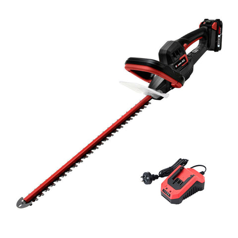 BAUMR-AG 20V Cordless Electric Hedge Trimmer Shrub Cutter with Rechargeable Battery & Charger Kit V219-TOLCLSBMRAHH3