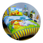 Disney Winnie The Pooh Quilt Cover Set Tiger & Pooh Single V442-CAP-QUILTCS-WINNIETIGER-MULTI-SB