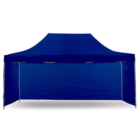 Gazebo Tent Marquee 3x4.5m PopUp Outdoor Wallaroo Blue GAZ-POP-3X45-BU