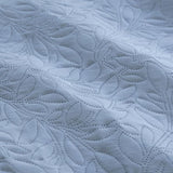 Ardor Lottie Bluebell Pinsonic Embossed Quilt Cover Set King V442-INT-QUILTCS-LOTTIE-BLUEBELL-KI