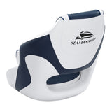 Seamanship Captain Bucket Boat Seats Flip Up Bolster Swivel 15cm Padding Blue BS-B-HELM-BOLSTER-WB-60