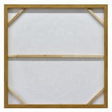 100X100cm Earthy Emanation Dark Wood Framed Canvas Wall Art V411-SOK-HMTWF-20263SD