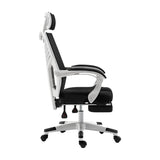 Artiss Mesh Office Chair Recliner Black White OCHAIR-H-878-WH-BK