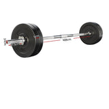 Everfit 28kg Barbell Set Weight Plates Bar Lifting Bench 168cm FIT-K-BB-SET-20KG