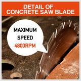 300mm/12" Concrete Saw Blade Masonry Cutting Disc Circular Diamond Stone Cutter V465-79342-AU-2