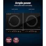 Devanti Induction Cooktop 60cm Portable Cooker CT-IN-D-YL-DC05