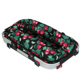 Alfresco Picnic Basket Folding Bag Hamper Food Storage Insulated PICNIC-BAG-CLOTH-BKFR