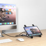 mbeat Stage P5 Portable Laptop Stand with USB-C Docking Station - Space Grey V186-MB-STD-P5GRY