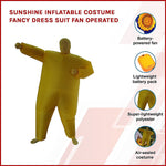 Sunshine Inflatable Costume Fancy Dress Suit Fan Operated V63-768685