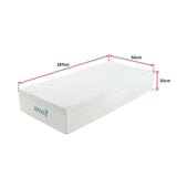 Palermo Single Mattress 30cm Memory Foam Green Tea Infused CertiPUR Approved V63-826511