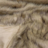 J.Elliot Home Grizzly Brown Faux Fur Throw V442-IDC-THROW-GRIZZLY-BROWN-RE