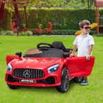 Mercedes Benz Licensed Kids Electric Ride On Car Remote Control Red CAR-GTR-RD